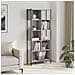 Libreria Grigio Sonoma 72x28x172 Cm In Legno Multistrato - Foto miniatura 3