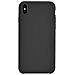 Cover Per Iphone Xs Max Rigida In Silicone Soft Touch, Nero - Foto miniatura 1