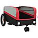 Rimorchio Da Bici Nero E Rosso 30 Kg In Ferro - Foto miniatura 7