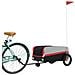 Rimorchio Da Bici Nero E Rosso 30 Kg In Ferro - Foto miniatura 9
