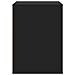 Cassettiera Angolare Nera 80x41x58 Cm In Legno Multistrato - Foto miniatura 6