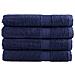 Asciugamani Premium SOLUND 4 pz Blu Navy 100x200cm 600gsm - Foto miniatura 1
