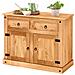 Mexico Credenza Con 2 Ante E 2 Cassetti In Pino Light Nature - Foto miniatura 2