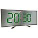 Sveglia Digitale Display Led Curvo Orologio Tavolo Comodino Specchiato Dd-1209 - Foto miniatura 2