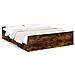Giroletto Con Cassetti Rovere Fumo 150x200 Cm Legno Multistrato - Foto miniatura 2