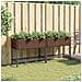 Fioriere Giardino Con Ripiani 2pz Marroni 90x40x75cm Polyrattan - Foto miniatura 3