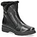 Black Casual Closed Booties Stivaletti Pelle Scarpe Donna Nero Eu 37, 9-26409-41-02b - Foto miniatura 1