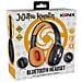 KX JUJUTSU BT HEADPHONES Auricolare Con cavo e senza cavo A Padiglione Gaming Bluetooth Nero, Arancione - Foto miniatura 11