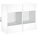 Mobile TV a Parete con Luci LED Bianco 78,5x30x60,5 cm - Foto miniatura 6