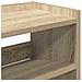 Scarpiera Rovere Sonoma 80x25x100 cm in Legno Multistrato - Foto miniatura 7