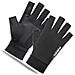 Guanti Mezze Dita Sport - Attrezzatura Per Prestazioni Ottimali Black - Foto miniatura 4