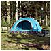Tenda da Campeggio 3 Persone Blu a Rilascio Rapido - Foto miniatura 2