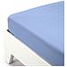 Lenzuolo Inferiore Jersey In Jersey Di Cotone Colore Blu Misura Piazza E Mezza - Foto miniatura 1