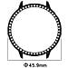 Custodia Protettiva Con Strass E Design Traforato Per Oneplus Watch3 43mm - Foto miniatura 6
