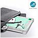 Custodia Per Samsung Galaxy Tab A8 10.5"" Con Tracolla Menta - Foto miniatura 3