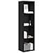 Libreria Rovere nero 40 x 30 x 152 cm Legno multistrato - Foto miniatura 3