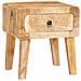 Tavoli da Fine Marrone 40 x 32 x 46 cm legno massello di mango - Foto miniatura 1