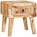 Tavoli da Fine Marrone 40 x 32 x 46 cm legno massello di mango - Foto miniatura 3