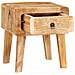 Tavoli da Fine Marrone 40 x 32 x 46 cm legno massello di mango - Foto miniatura 4