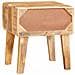 Tavoli da Fine Marrone 40 x 32 x 46 cm legno massello di mango - Foto miniatura 7