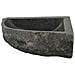 Lavabo ad angolo sospeso Grigio (30-37) x (30-37) x 12 cm - Foto miniatura 4