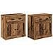 Sideboards con cassetto 2 pcs Legno vecchio 70 x 35,5 x 67,5 cm - Foto miniatura 1