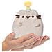 Peluche Mascotte 12cm Con Cappellino Di Compleanno Design Affascinante, Grigio Chiaro - Foto miniatura 2