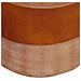 Pouf Imbottito Fatto A Mano Marrone 42x42x45h - Foto miniatura 4