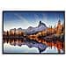 Stampa Su Tela Lake Lago Di Montagna Al Tramonto, 90x60 Cm - Foto miniatura 1