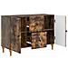Mobile TV Rovere Fumo 89 x 34,5 x 60 cm Legno ingegnerizzato - Foto miniatura 3
