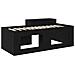 Letto alto per bambini con scrivania Nero 90 x 200 cm - Foto miniatura 5