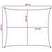 Telo Ombra Antracite e Bianco 2,5 x 3,5 m HDPE - Foto miniatura 8