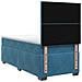 Letto box spring con materasso Blu 100 x 200 cm Velluto - Foto miniatura 8