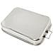 61545 - Teglia da forno con manico pieghevole 45x32 cm. Acciaio inox 18% CR. - Foto miniatura 3