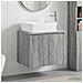 Set di mobili per il bagno Sonoma grigio Legno ingegnerizzato - Foto miniatura 5