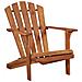 Sedia Da Giardino Adirondack Con Poggiapiedi Massello Di Acacia - Foto miniatura 4