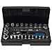 Chromeplus 26 Pz Set Chiave Cricchetto Punte Bussole 918.0626 - Foto miniatura 2