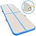 Tappetino Ginnastica Gonfiabile Con Pompa 700x100x10cm Pvc Blu - Foto miniatura 1