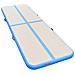 Tappetino Ginnastica Gonfiabile Con Pompa 700x100x10cm Pvc Blu - Foto miniatura 4