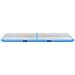 Tappetino Ginnastica Gonfiabile Con Pompa 700x100x10cm Pvc Blu - Foto miniatura 7