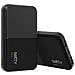 Powerbank 5000mah 2 Porte Usb 2a Uscita Formato Compatto Nero - Foto miniatura 3