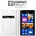 Custodia Compatibile Con Nokia Lumia 925 In Classy Argento - Coperchio Protettiva Con Chiusura Magnetica, Funzione Stand E Tasca Per Le Carte - Foto miniatura 9