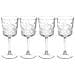 Set 4 Calici Per Vino In Vetro, Da 330 Cl Trasparente - Foto miniatura 5