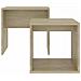 Set Tavolini Salotto Rovere Sonoma 48x30x45cm Legno Multistrato - Foto miniatura 4