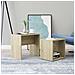 Set Tavolini Salotto Rovere Sonoma 48x30x45cm Legno Multistrato - Foto miniatura 1