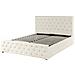 Letto Contenitore Singolo Velluto Grigio 140 X 200 Cm Amiens - Foto miniatura 10