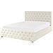 Letto Contenitore Singolo Velluto Grigio 140 X 200 Cm Amiens - Foto miniatura 7