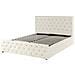 Letto Contenitore Singolo Velluto Grigio 140 X 200 Cm Amiens - Foto miniatura 6