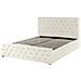 Letto Contenitore Singolo Velluto Grigio 140 X 200 Cm Amiens - Foto miniatura 3
