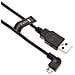 Angolo Retto Micro Usb Cavo A 90 Gradi Ad Angolo E Caricamento Di Sincronizzazione Di Dati Wire In Carica Dellautomobile Piombo Compatibile Con Tomtom Start 50 20 25 40 35 30 60 Gps Sat Sistema Di Navigazione 1m - Foto miniatura 1